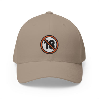 No One Under Eighteen Emoji Khaki Cap – Premium by Capmoji