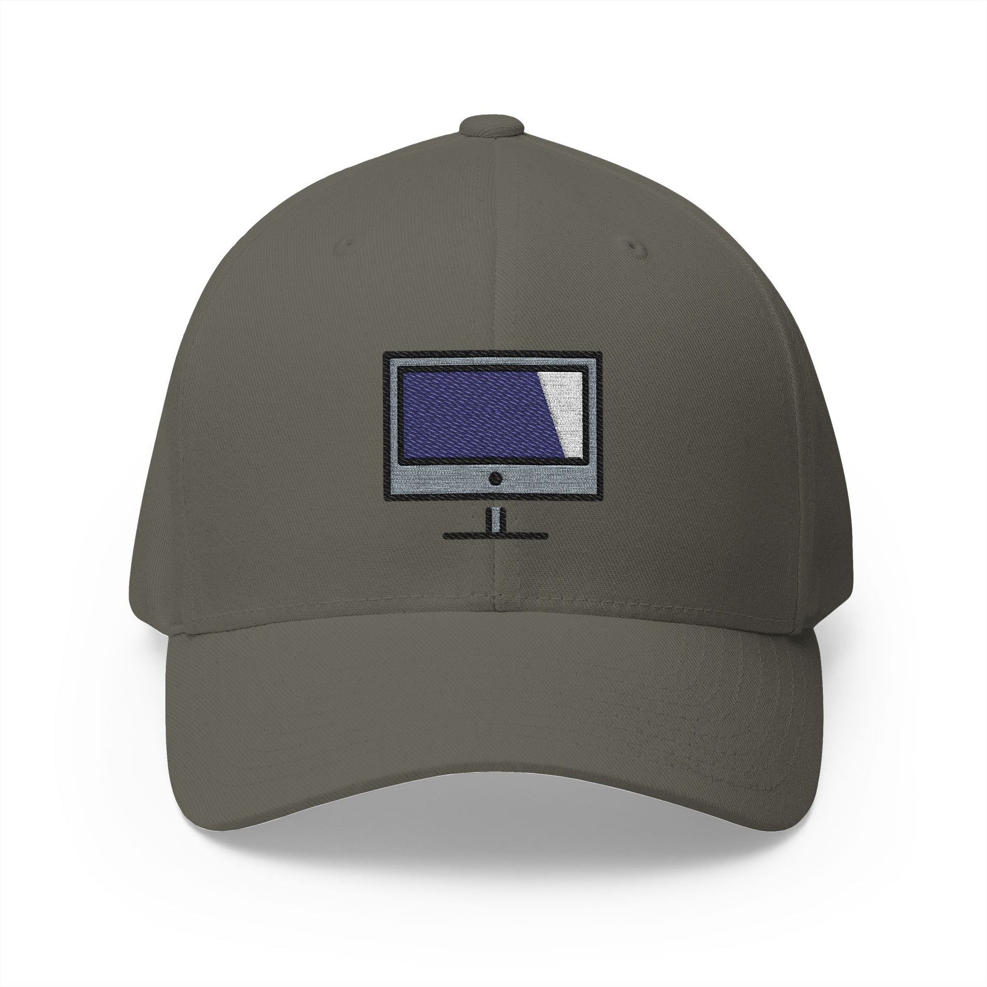 Television Emoji Olive Cap – Premium by Capmoji