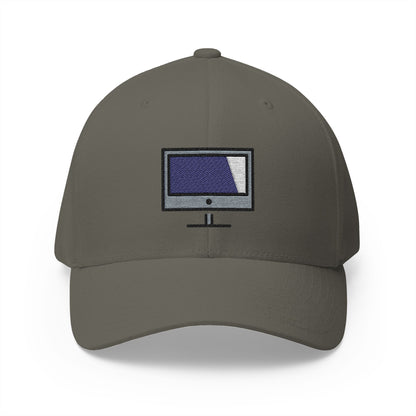 Television Emoji Olive Cap – Premium by Capmoji
