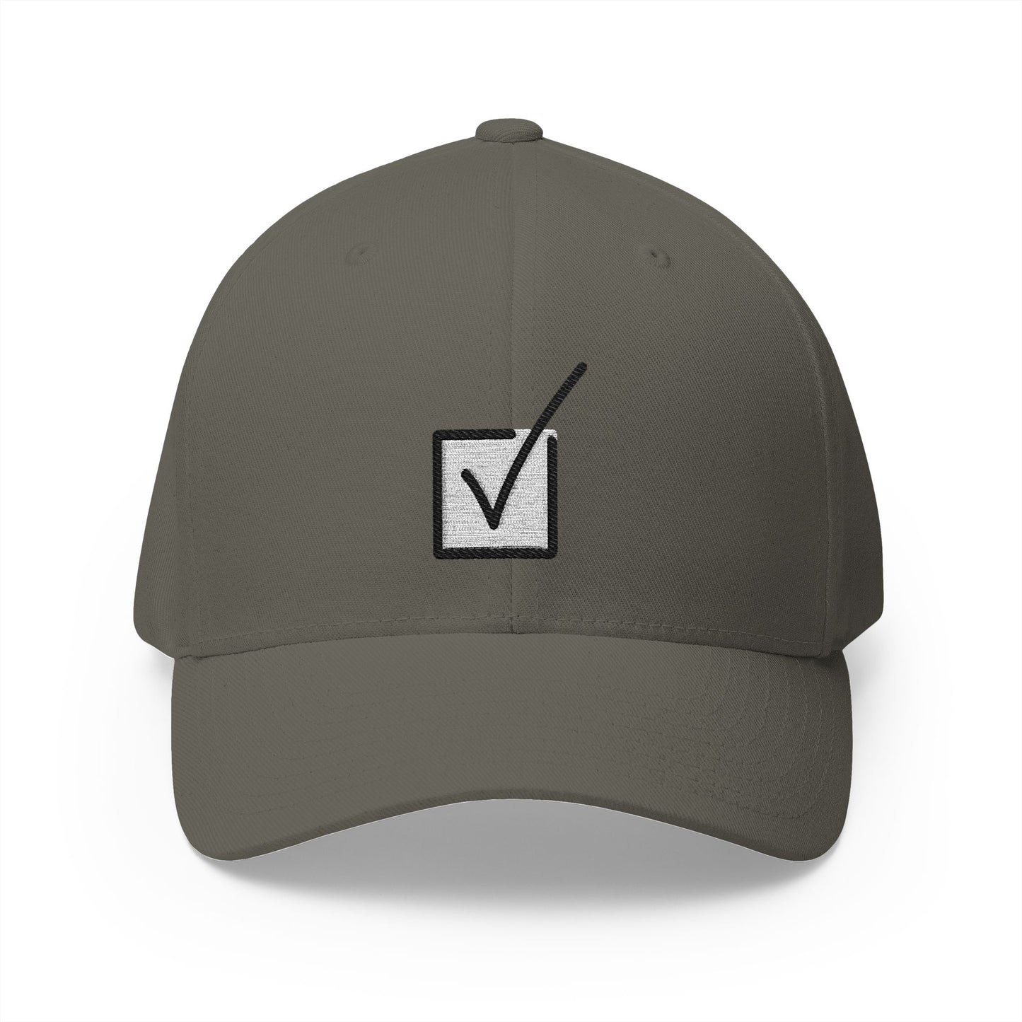 Check Box With Check Emoji Olive Cap – Premium by Capmoji