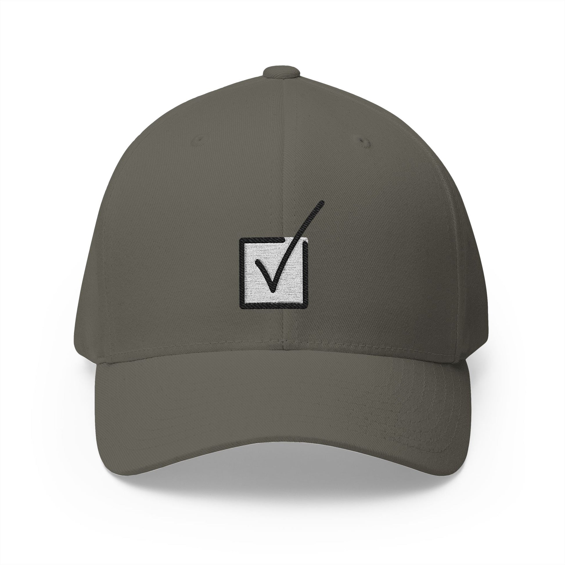 Check Box With Check Emoji Olive Cap – Premium by Capmoji