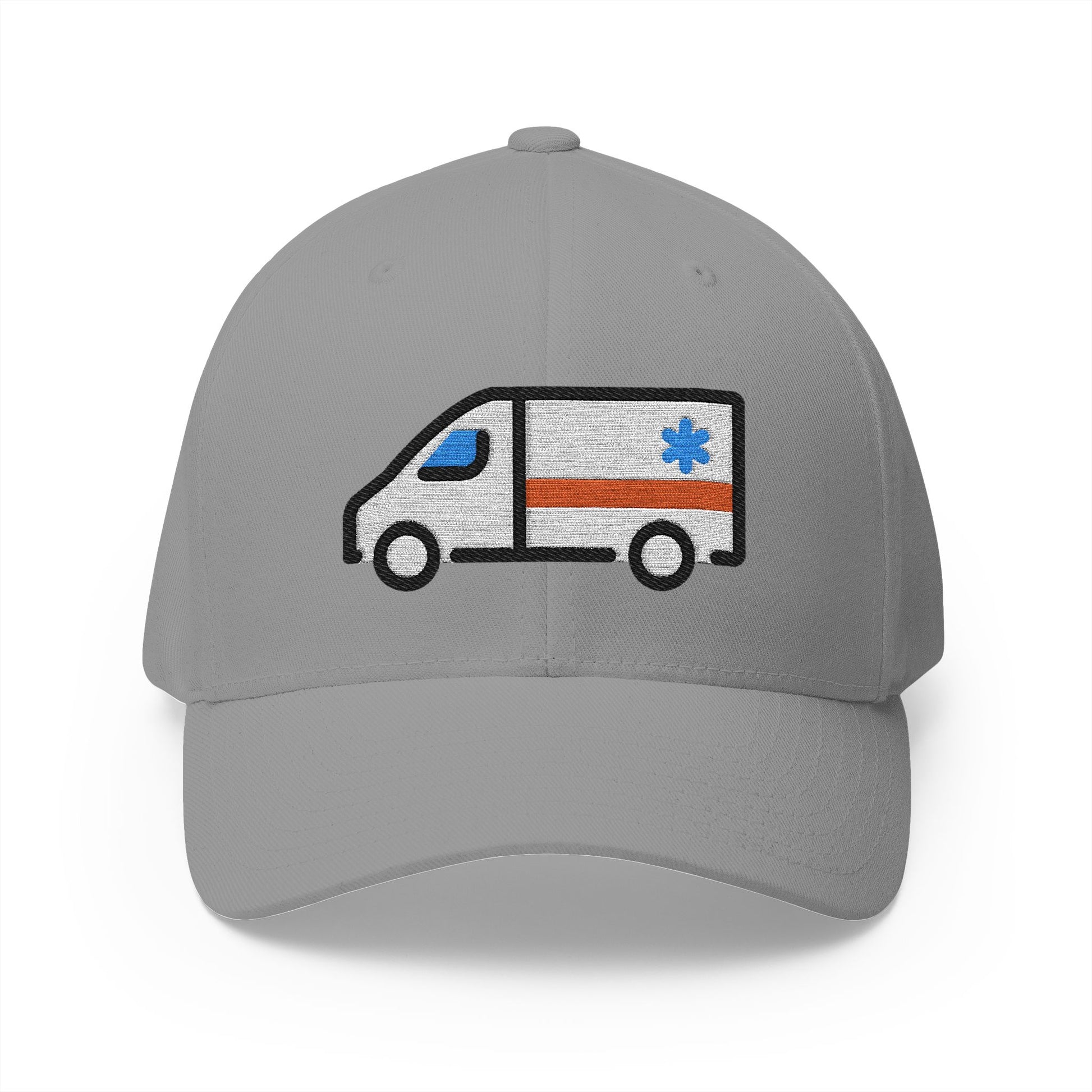Ambulance Emoji Grey Cap – Premium by Capmoji