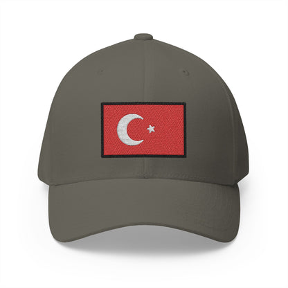 Flag: Türkiye Emoji Olive Cap – Premium by Capmoji