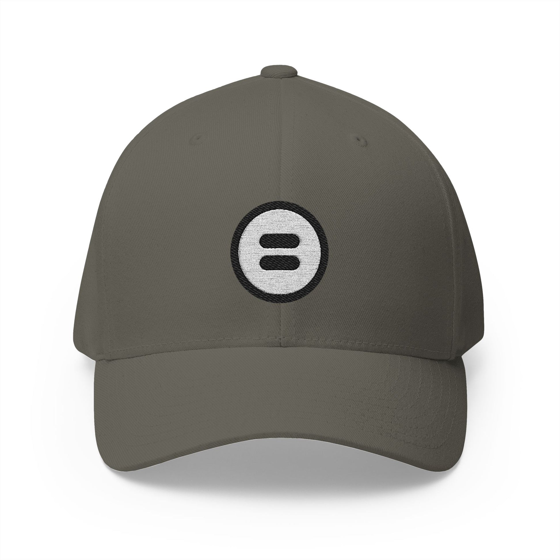 Circled Equals Emoji Olive Cap – Premium by Capmoji