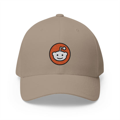 Reddit Emoji Khaki Cap – Premium by Capmoji