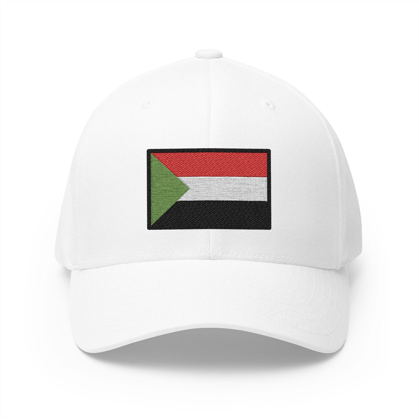 Flag: Sudan Emoji White Cap – Premium by Capmoji