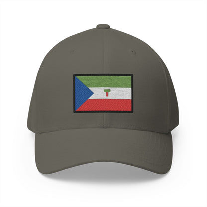 Flag: Equatorial Guinea Emoji Olive Cap – Premium by Capmoji