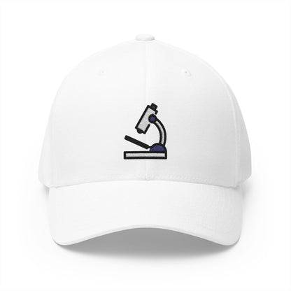 Microscope Emoji White Cap – Premium by Capmoji