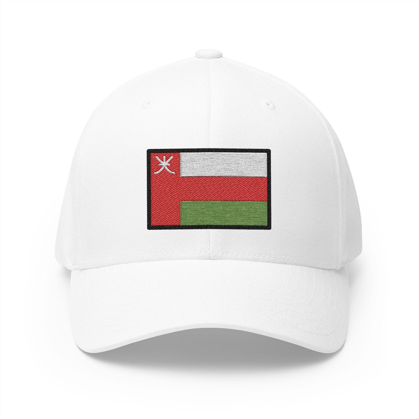 Flag: Oman Emoji White Cap – Premium by Capmoji