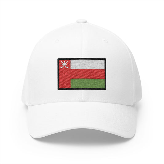 Flag: Oman Emoji White Cap – Premium by Capmoji