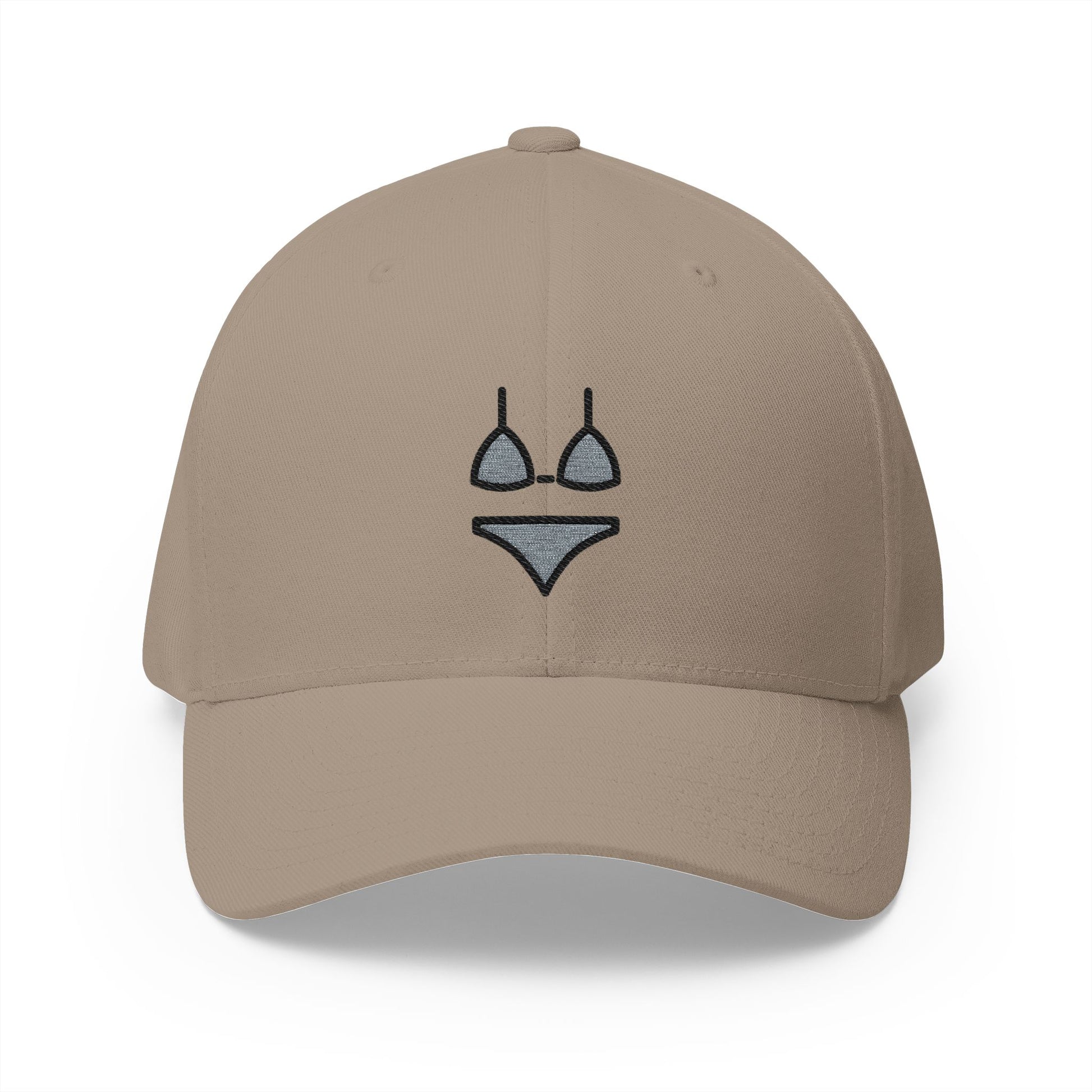 Bikini Emoji Khaki Cap – Premium by Capmoji