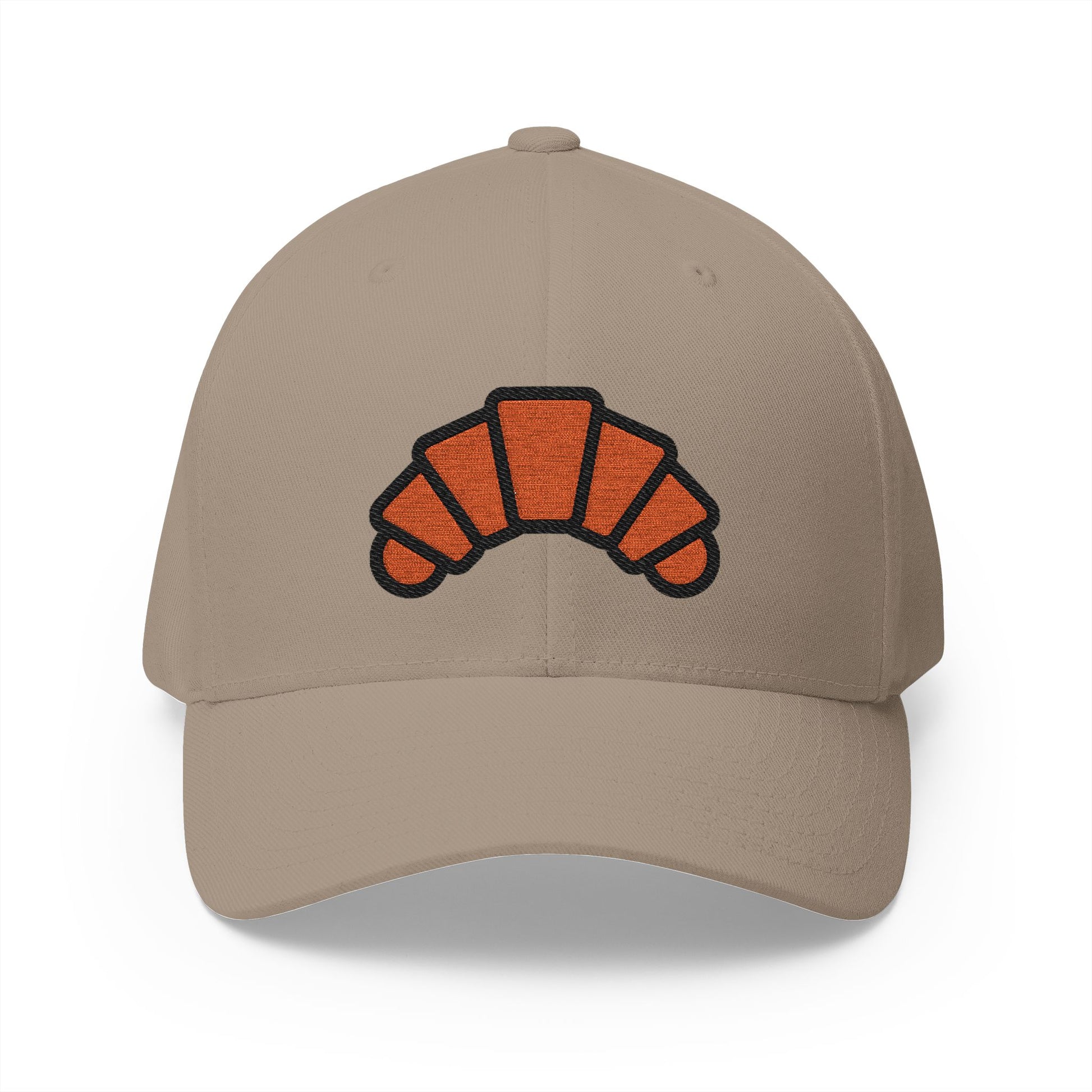 Croissant Emoji Khaki Cap – Premium by Capmoji
