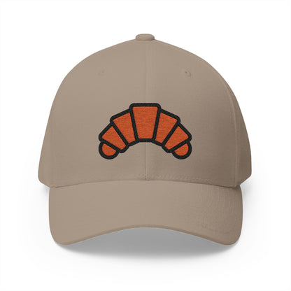 Croissant Emoji Khaki Cap – Premium by Capmoji