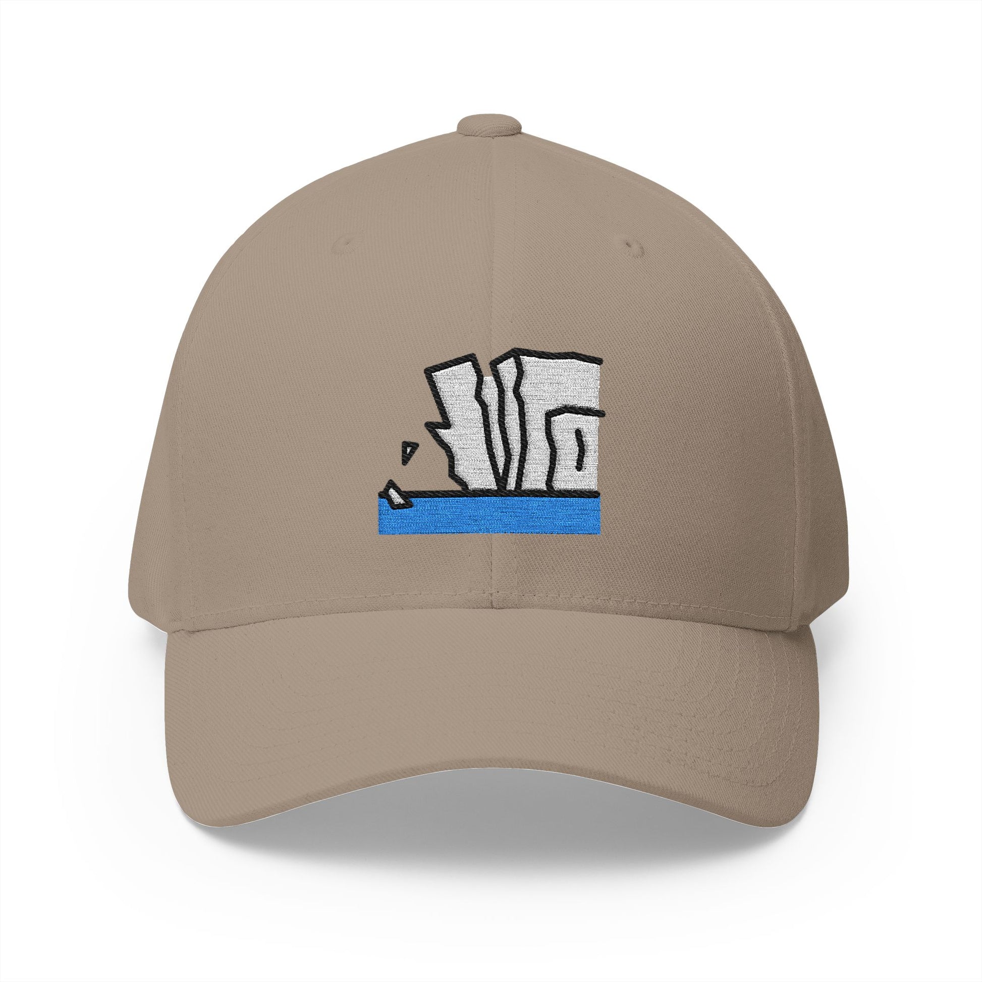 Ice Shelf Melting Emoji Khaki Cap – Premium by Capmoji