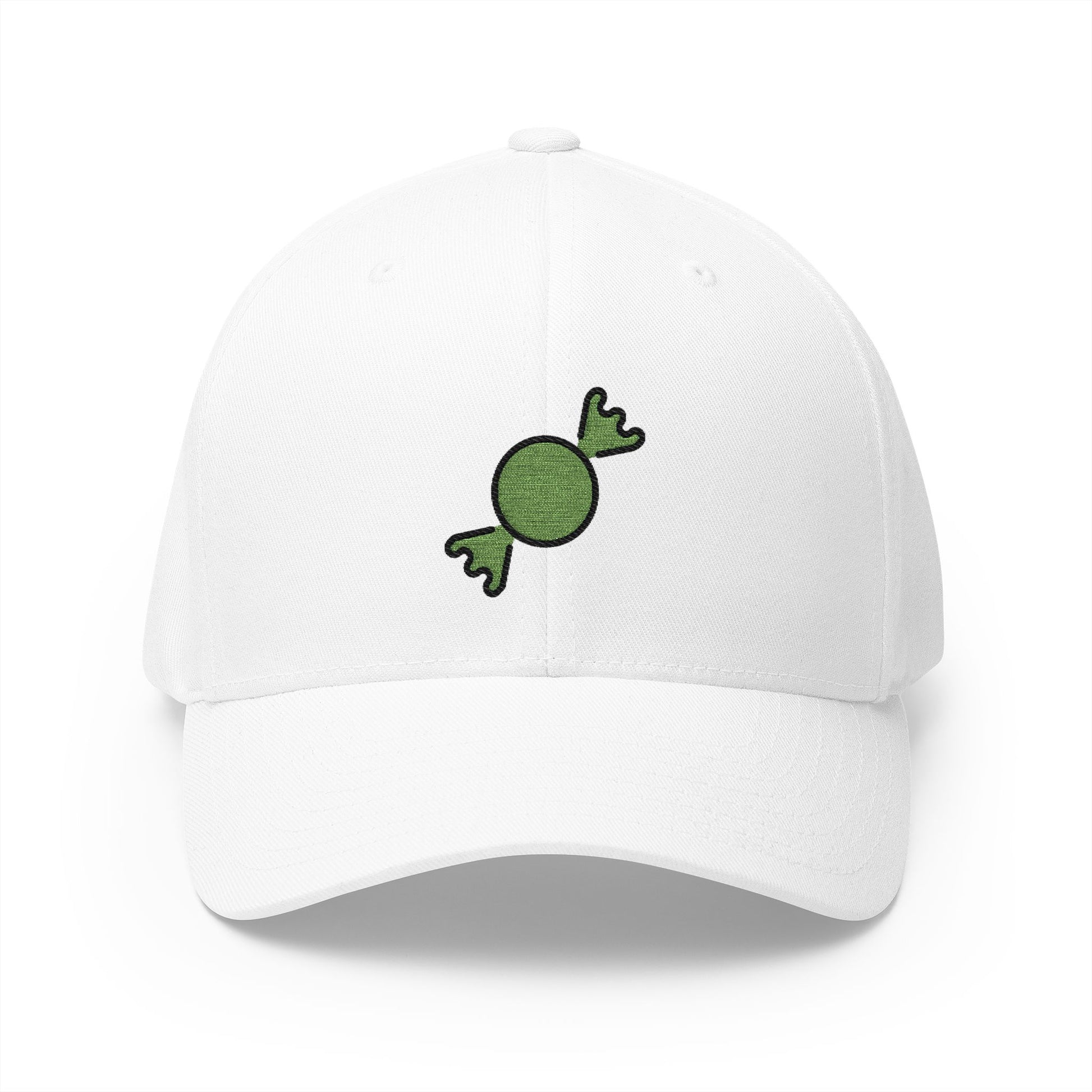 Candy Emoji White Cap – Premium by Capmoji