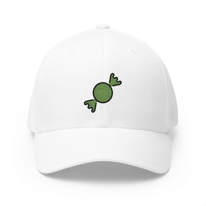 Candy Emoji White Cap – Premium by Capmoji