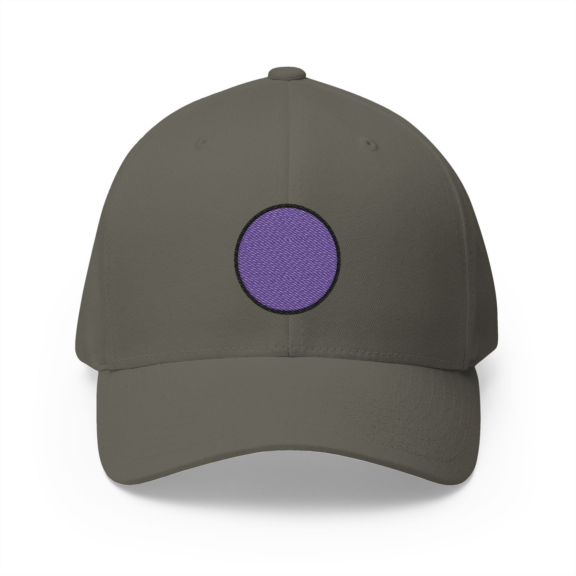 Purple Circle Emoji Olive Cap – Premium by Capmoji