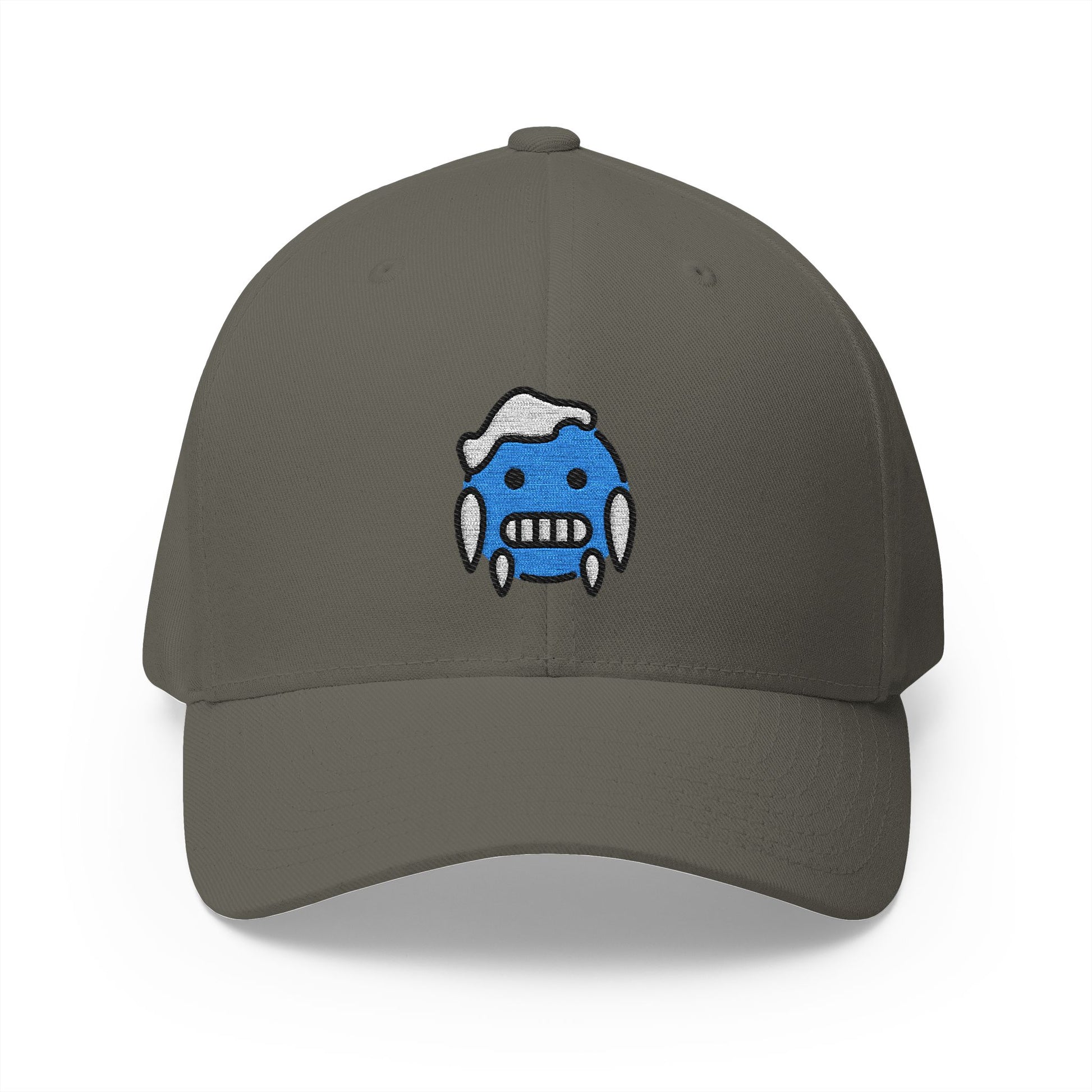 Cold Face Emoji Olive Cap – Premium by Capmoji