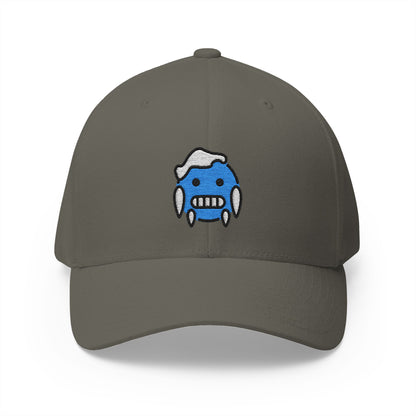 Cold Face Emoji Olive Cap – Premium by Capmoji