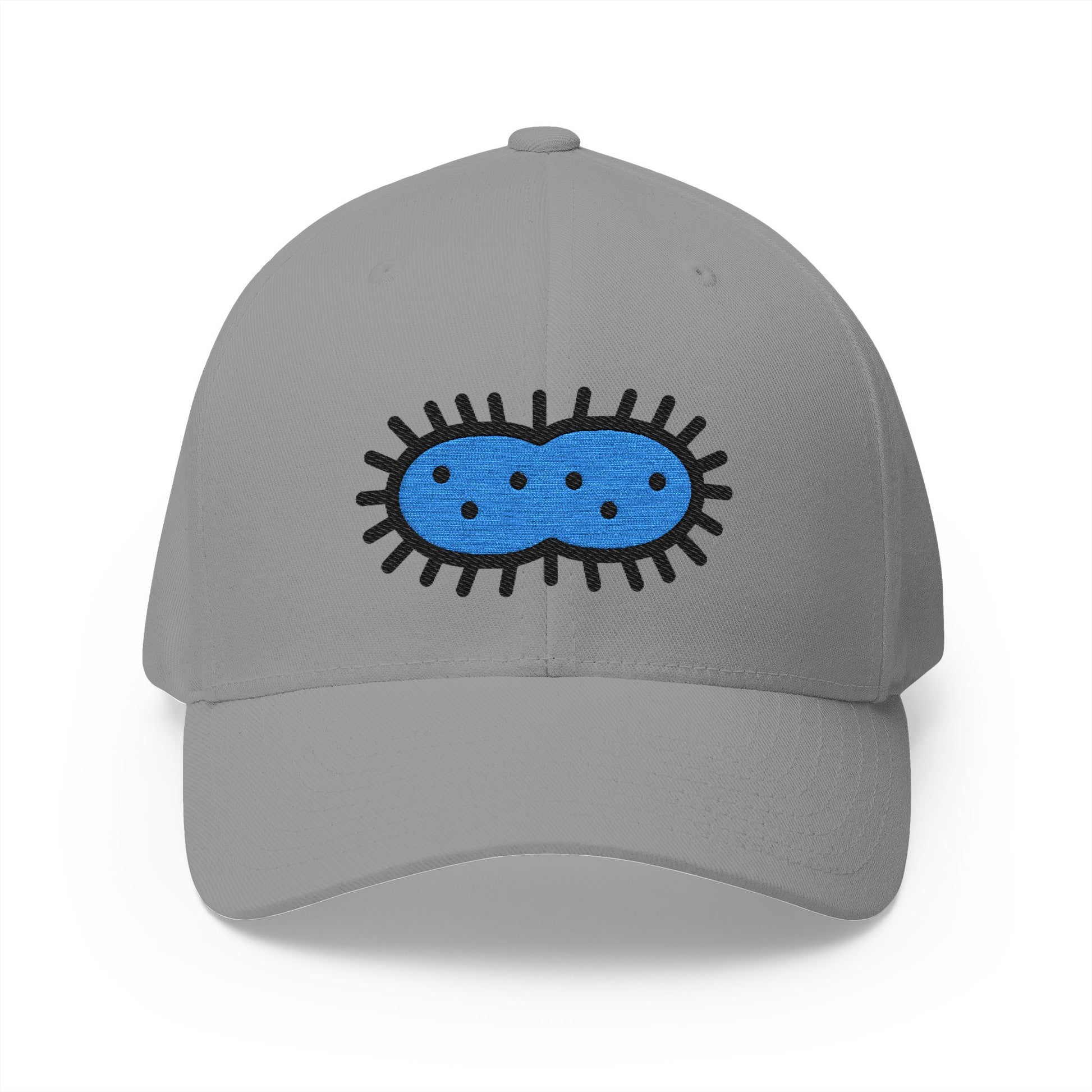 Microbe Emoji Grey Cap – Premium by Capmoji
