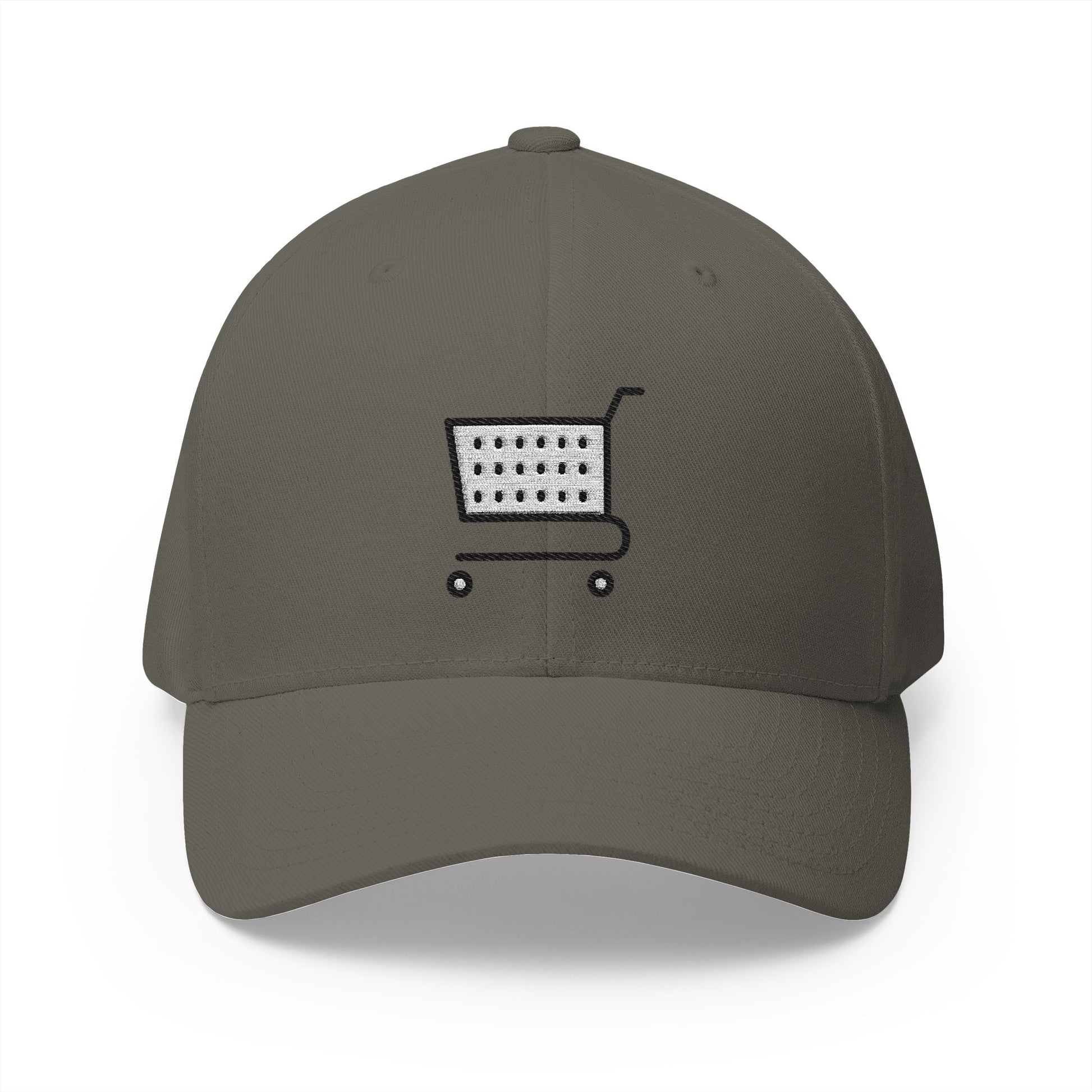 Shopping Cart Emoji Olive Cap – Premium by Capmoji