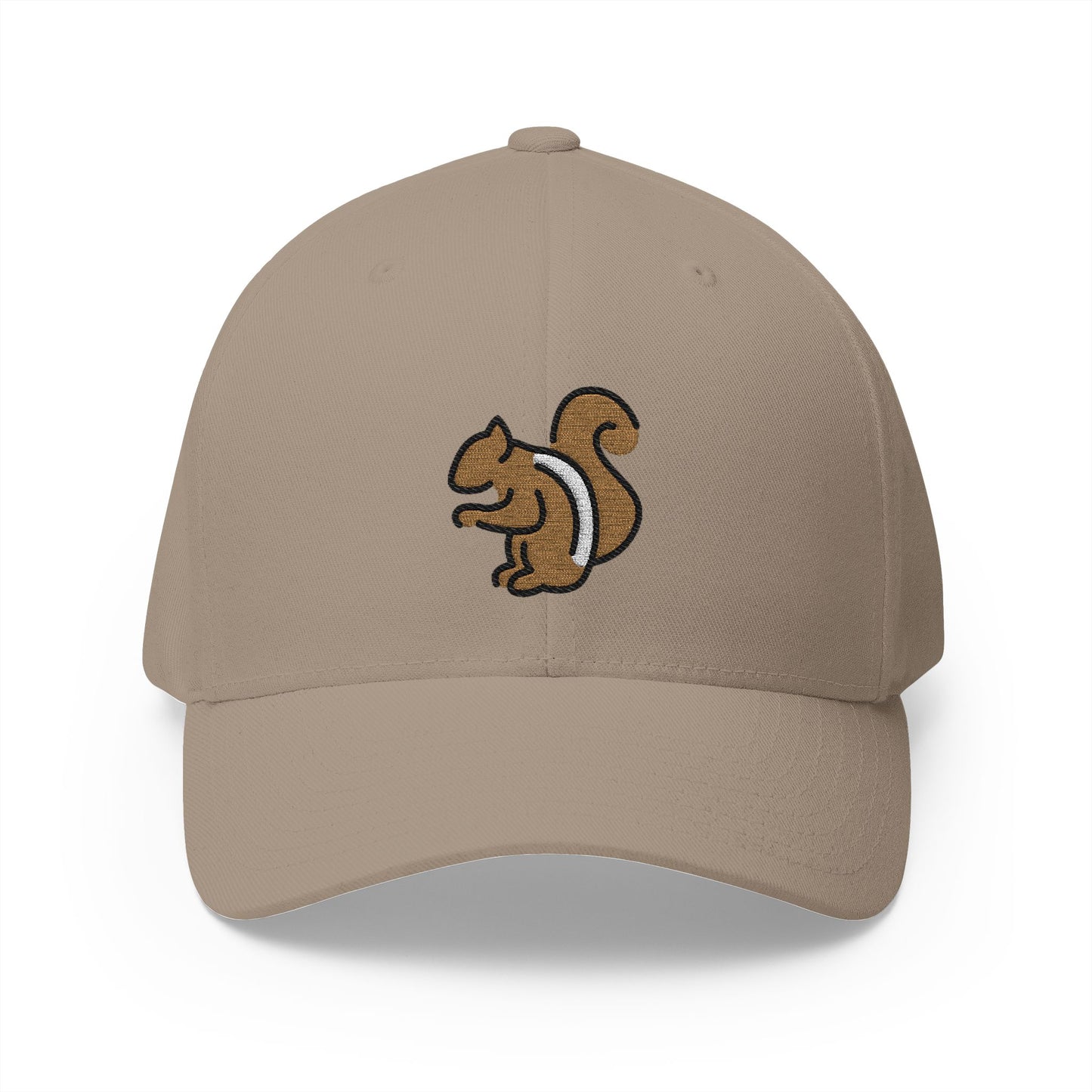 Chipmunk Emoji Khaki Cap – Premium by Capmoji