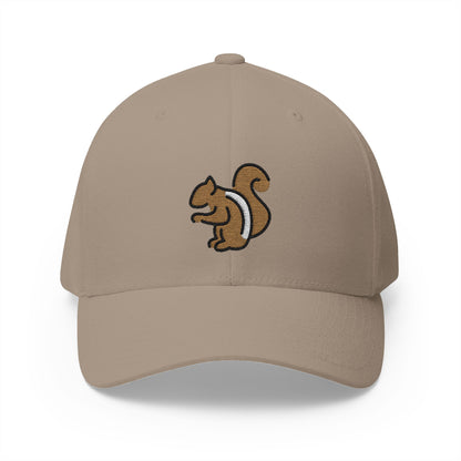 Chipmunk Emoji Khaki Cap – Premium by Capmoji