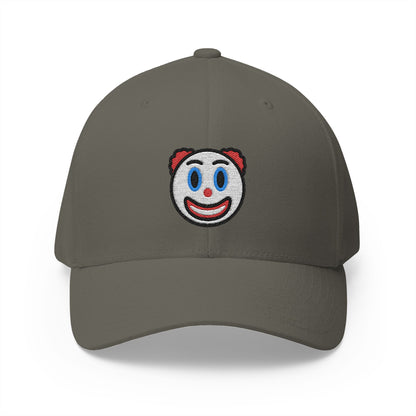 Clown Face Emoji Olive Cap – Premium by Capmoji