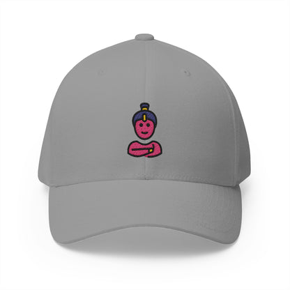 Woman Genie Emoji Grey Cap – Premium by Capmoji