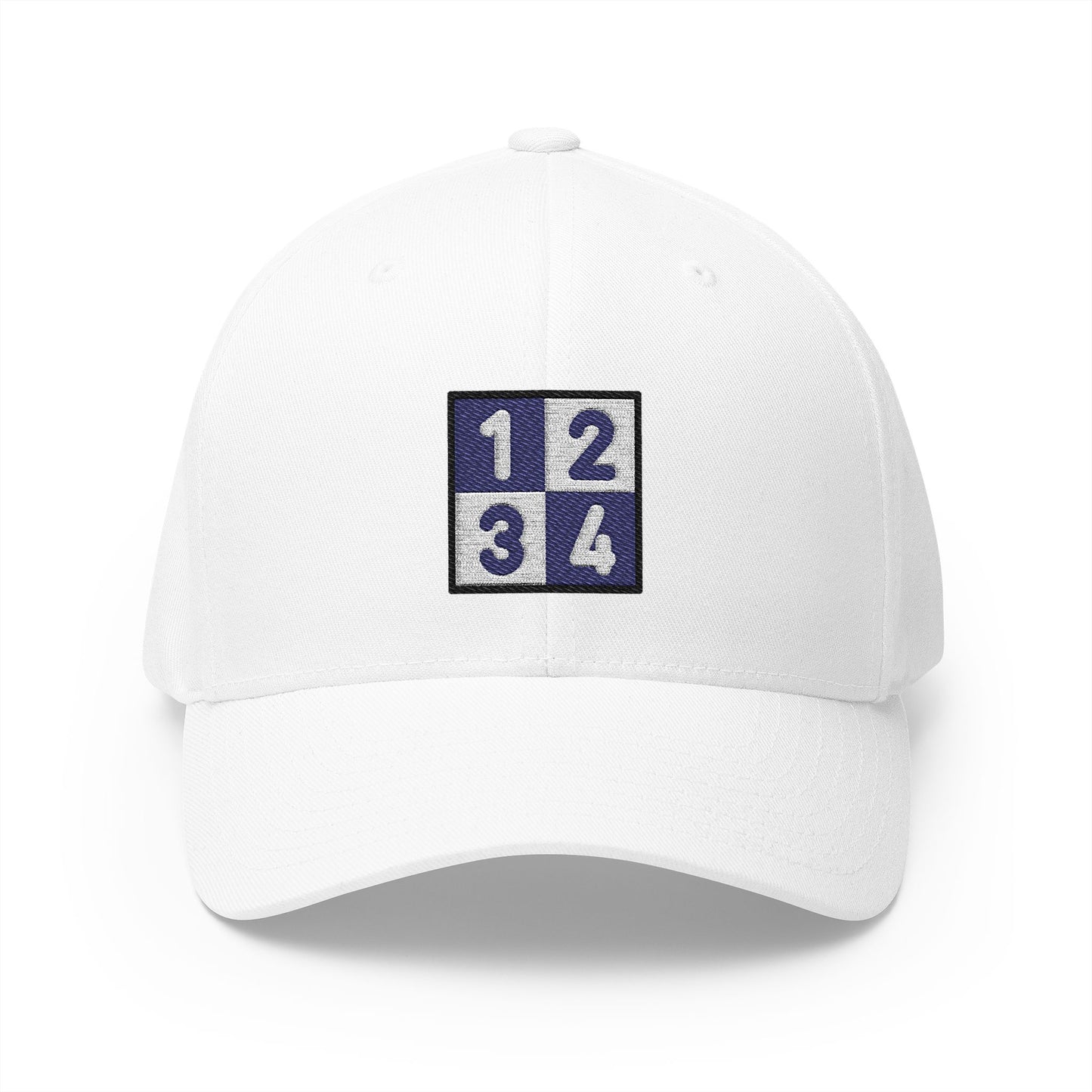 Input Numbers Emoji White Cap – Premium by Capmoji