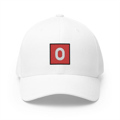 O Button (blood Type) Emoji White Cap – Premium by Capmoji