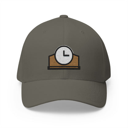 Mantelpiece Clock Emoji Olive Cap – Premium by Capmoji