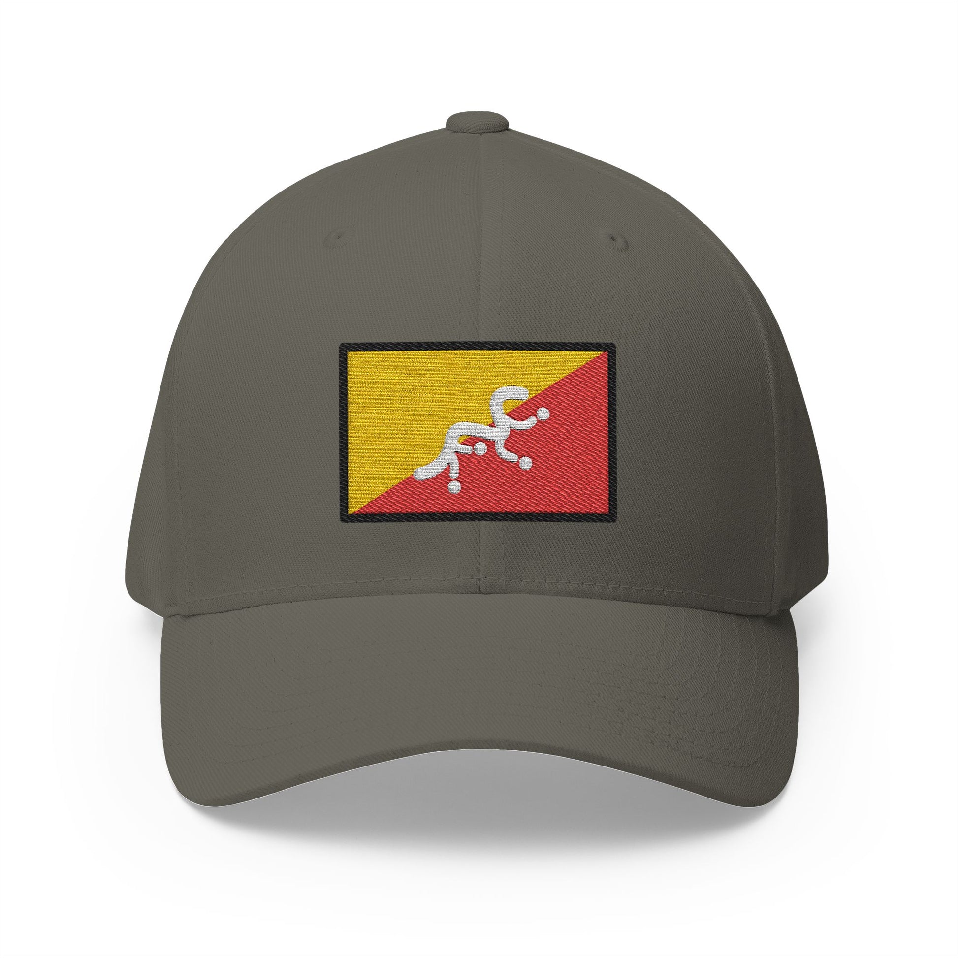 Flag: Bhutan Emoji Olive Cap – Premium by Capmoji
