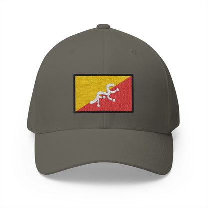 Flag: Bhutan Emoji Olive Cap – Premium by Capmoji