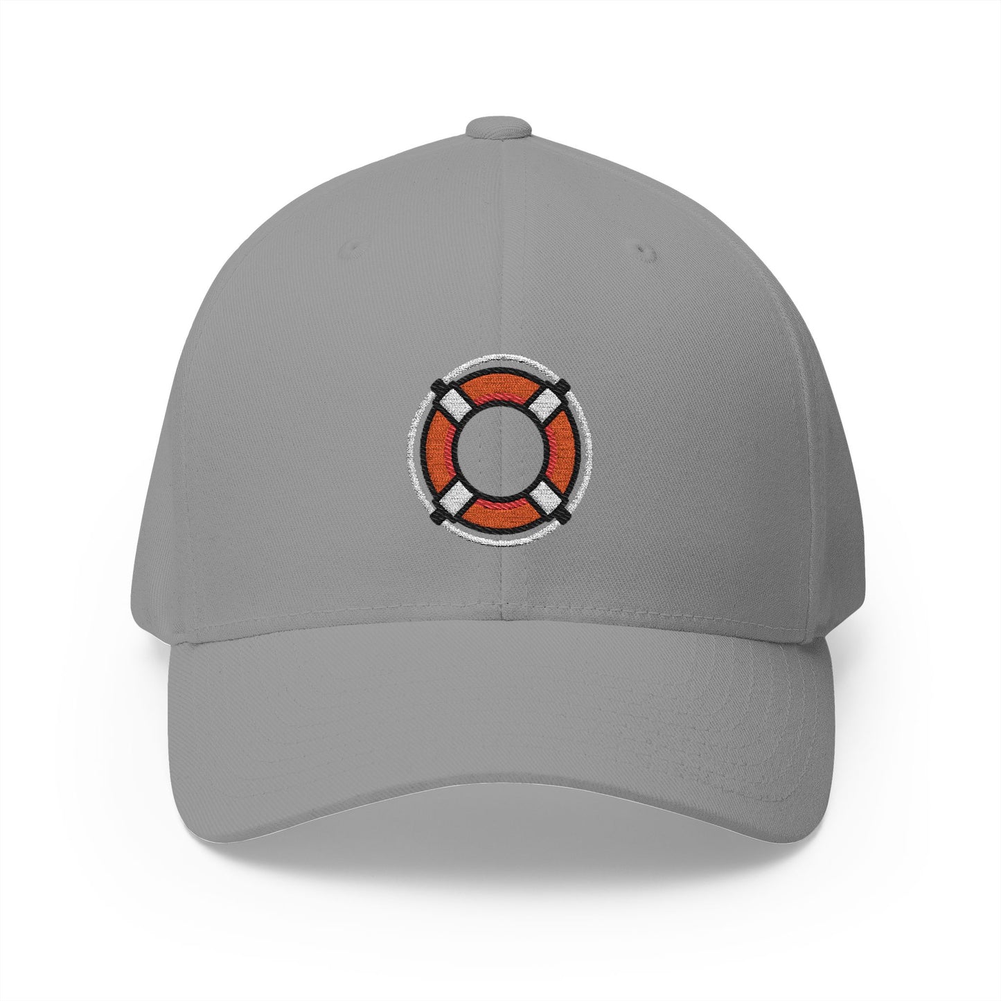 Ring Buoy Emoji Grey Cap – Premium by Capmoji