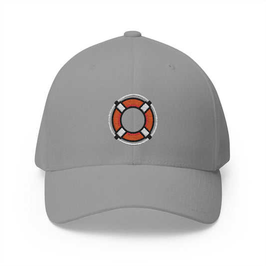 Ring Buoy Emoji Grey Cap – Premium by Capmoji