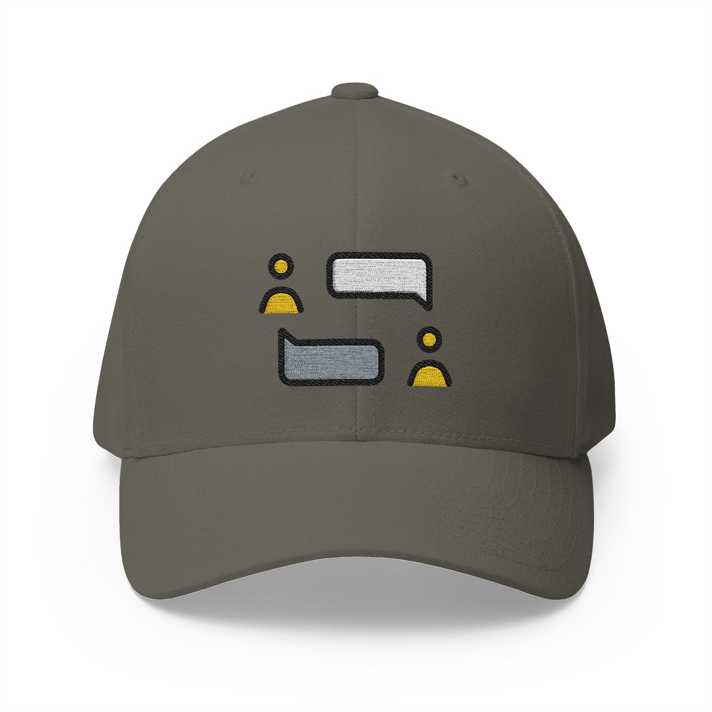 People Dialogue Emoji Olive Cap – Premium by Capmoji