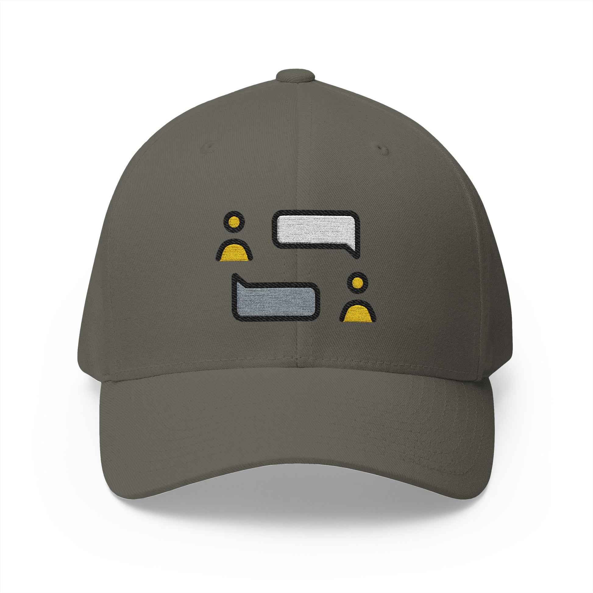 People Dialogue Emoji Olive Cap – Premium by Capmoji