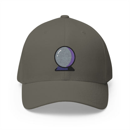 Crystal Ball Emoji Olive Cap – Premium by Capmoji