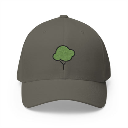 Deciduous Tree Emoji Olive Cap – Premium by Capmoji