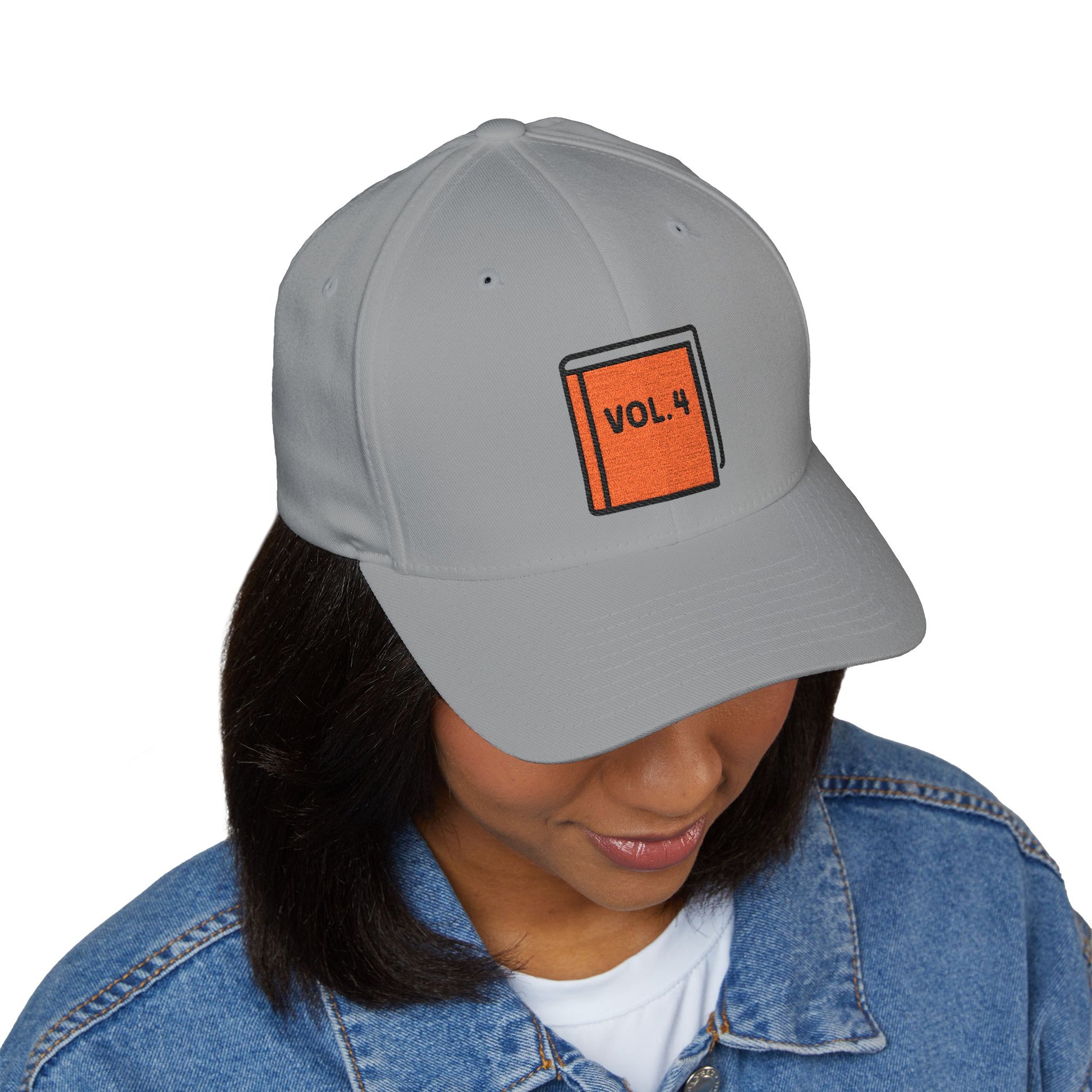 Orange Book Emoji Cap – Premium by Capmoji