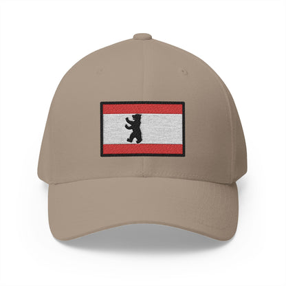Berlin Flag Emoji Khaki Cap – Premium by Capmoji