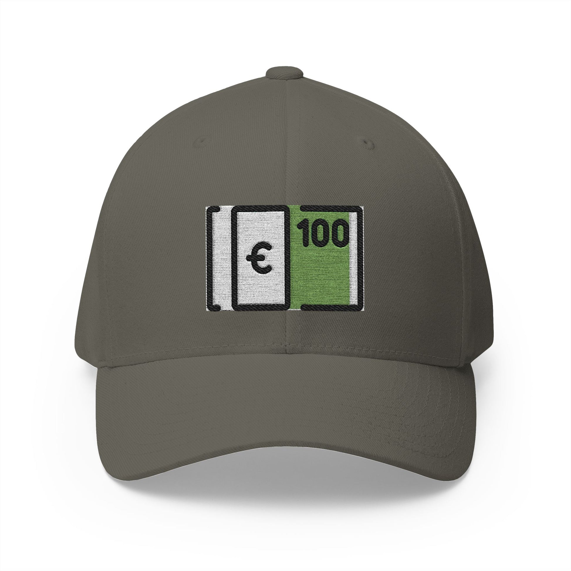 Euro Banknote Emoji Olive Cap – Premium by Capmoji