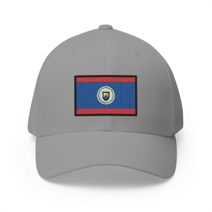 Flag: Belize Emoji Grey Cap – Premium by Capmoji