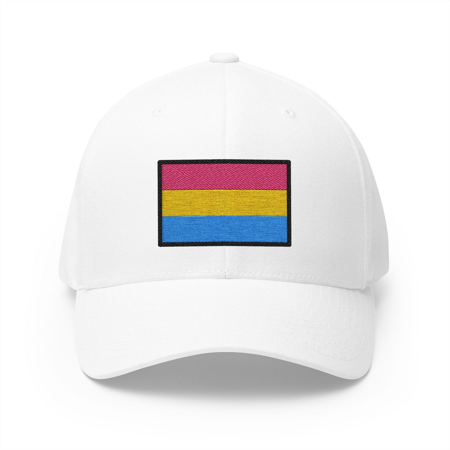 Pansexual Emoji White Cap – Premium by Capmoji
