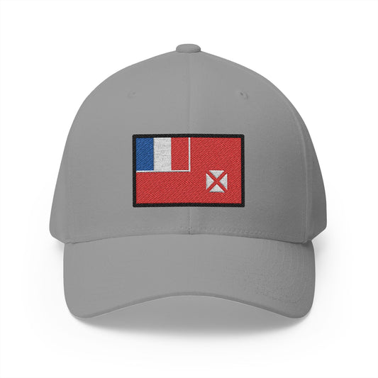 Flag: Wallis & Futuna Emoji Grey Cap – Premium by Capmoji