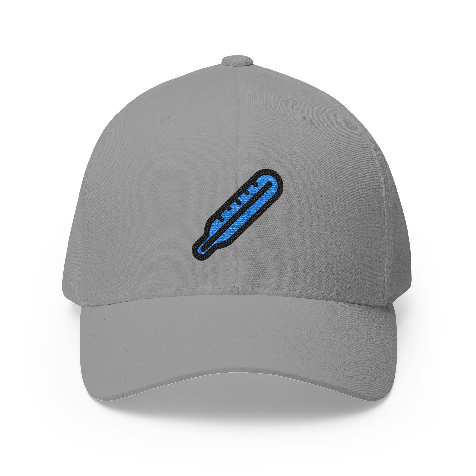Clinical Thermometer Emoji Grey Cap – Premium by Capmoji