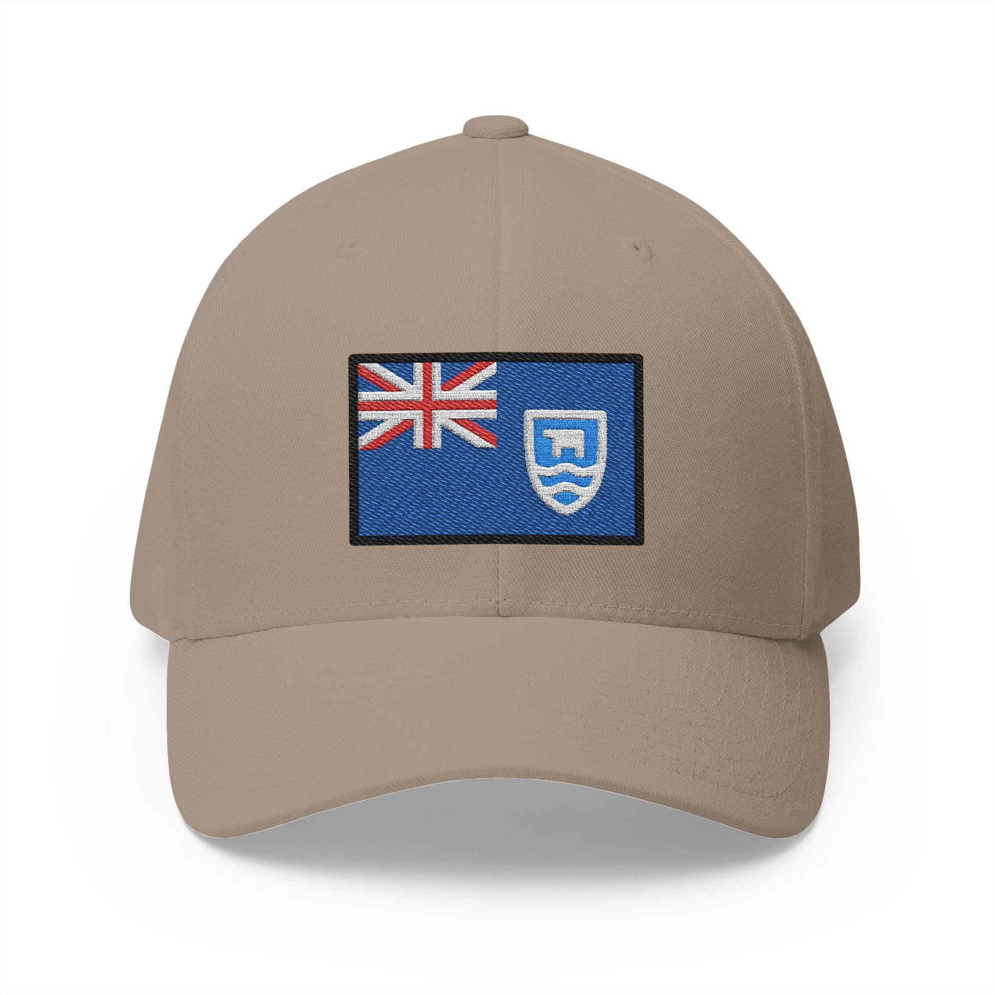 Flag: Falkland Islands Emoji Khaki Cap – Premium by Capmoji