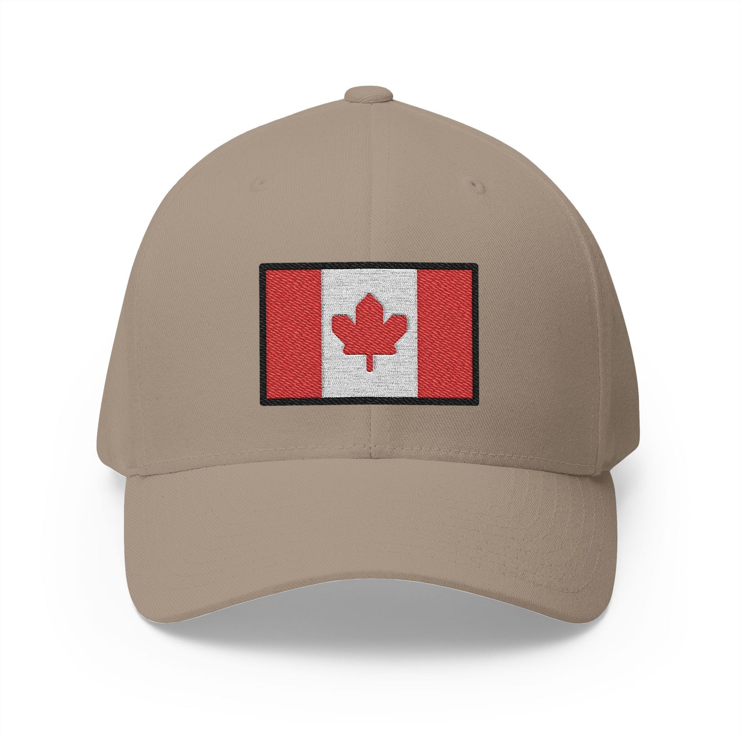 Flag: Canada Emoji Khaki Cap – Premium by Capmoji