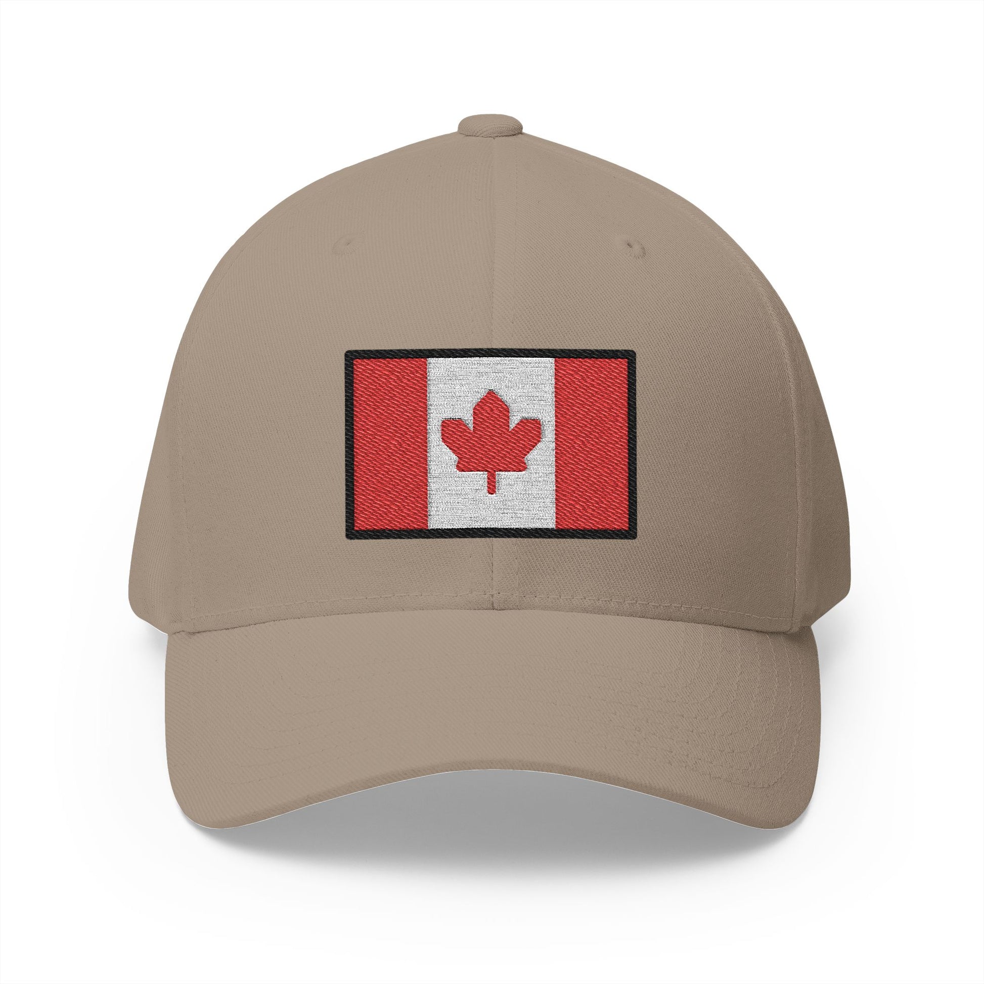 Flag: Canada Emoji Khaki Cap – Premium by Capmoji